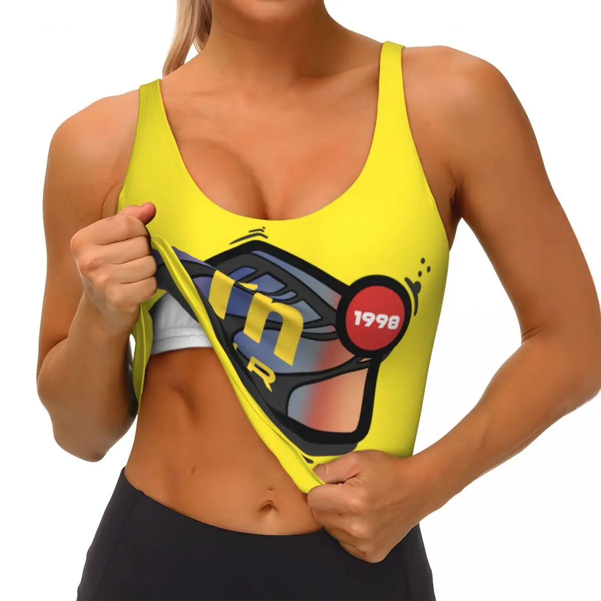 حمالة صدر رياضية مخصصة Air Max TN Plus للنساء، قميص قصير لليوجا عالي التأثير