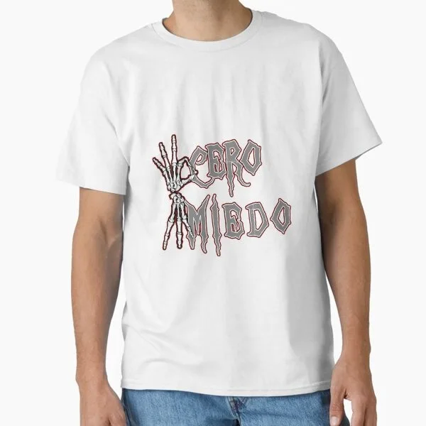 Penta El Zero Miedo Merch  Merch T-shirt Men Short Sleeve Tee Unisex Tops Clothes Causal Female Y2K Tops