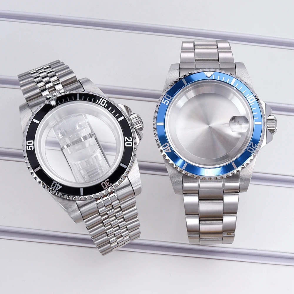 

NH35 Vintage 38mm Men's Watch Case 316L Stainless Steel For NH35 NH36 NH34NH38 NH70 Movt Sapphire For Retro Submariner 120clicks