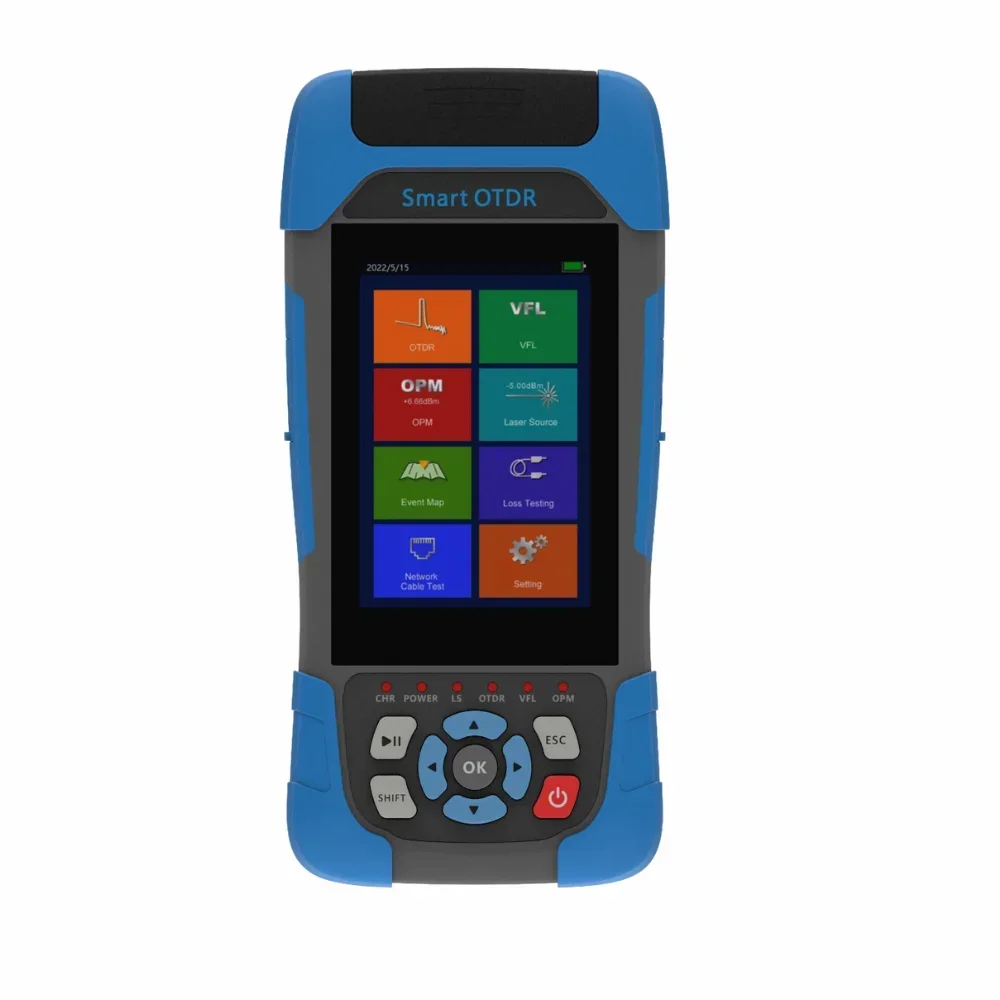 CL1000-SF3 Multifunctionele Mini OTDR 1610nm 22dB voor FTTH Glasvezel Reflectometer VFL OPM OLS Evenement Kaart RJ45 Kabel Tester