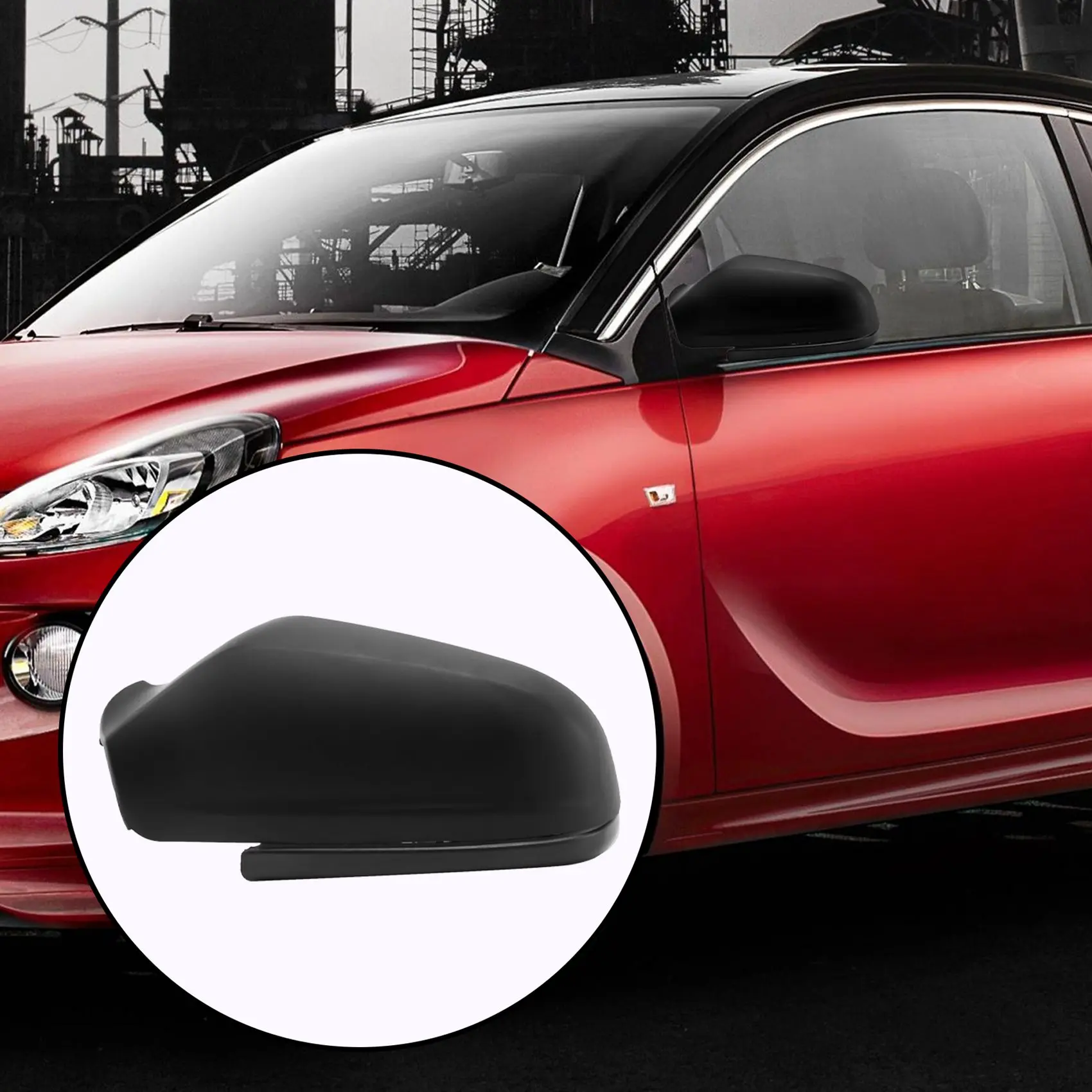 Левое боковое зеркало автомобиля, крыло, зеркальная Крышка для Vauxhall Opel Astra H Mk5 2004-2009