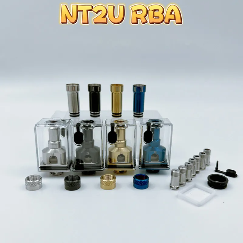 YFTK NT2U RBA Boro Tank Bridge SS316 Vape Atomizer 1/1.2/1.5/2/2/2.5/3/3/3.5/4 BB Billet Box Dot Dotaio Mods replacement coil