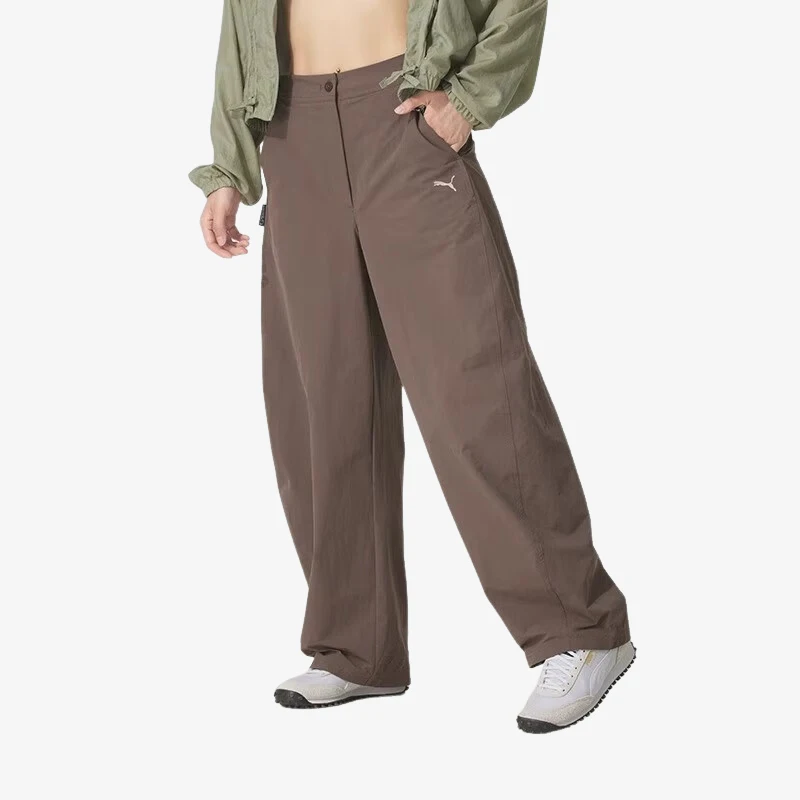 Puma Authentic 2025 Women's Casual Sports Woven Retro Outdoor Trousers 634800-41