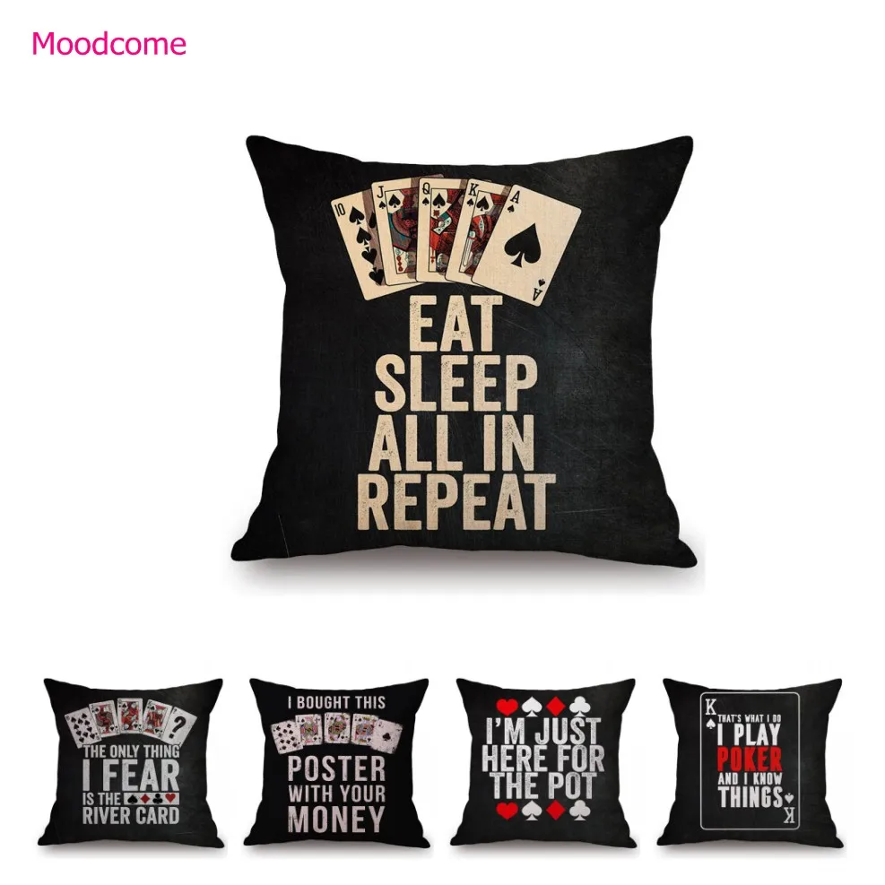 jogos-de-poquer-arte-texas-hold'em-doutrina-preto-carta-impressao-algodao-linho-sofa-lance-fronha-casino-capa-de-almofada-decorativa