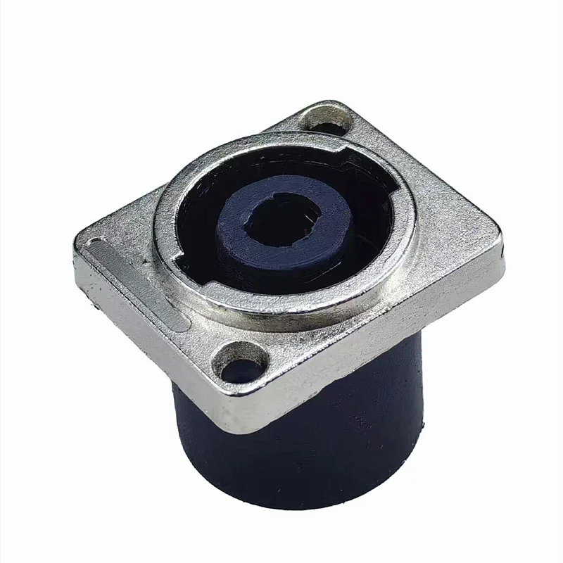 8 PCS MW Audio Metall Kleine Quadratische 4-Pin Lautsprecher Buchse, Bühne Lautsprecher Kabel Stecker Buchse Core lautsprecher Buchse