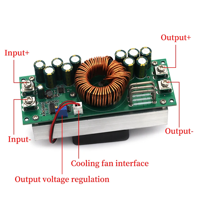 1/2/3Pcs DC-DC 1500W Adjustable Step-Down Module 90V To 60V 48V 12V High Power 50A Power Converter