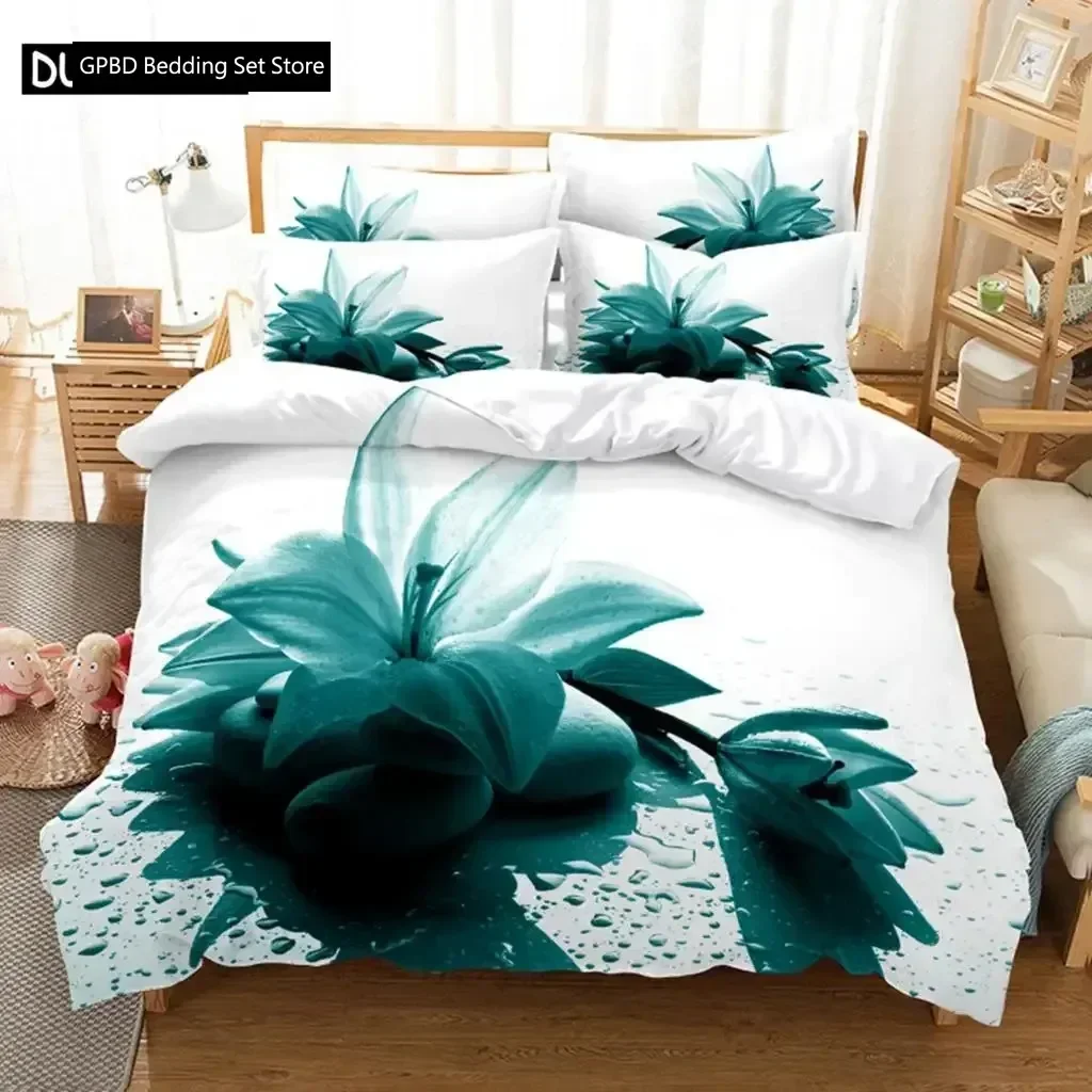 

Rose Garden Comfortable Duvet Quilt Cover Pillowcase Bedding Set Children Bedroom Decoration Home Textile