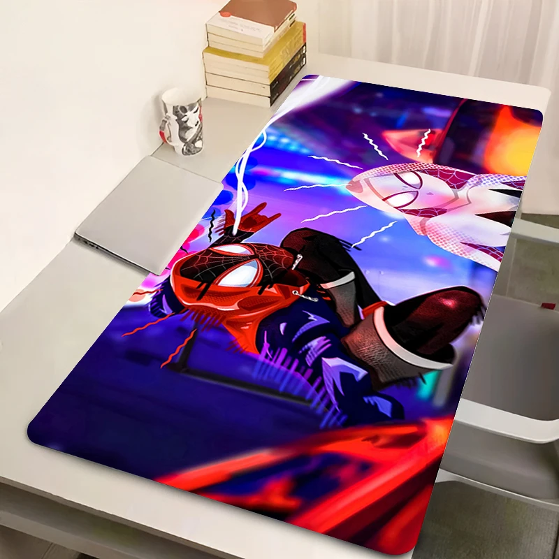 Marvel homem-mulher gwen grande xxl computador pc gaming mouse pad hd gamer tapetes de mesa teclado mause pad muismat tapetes de jogo de mesa
