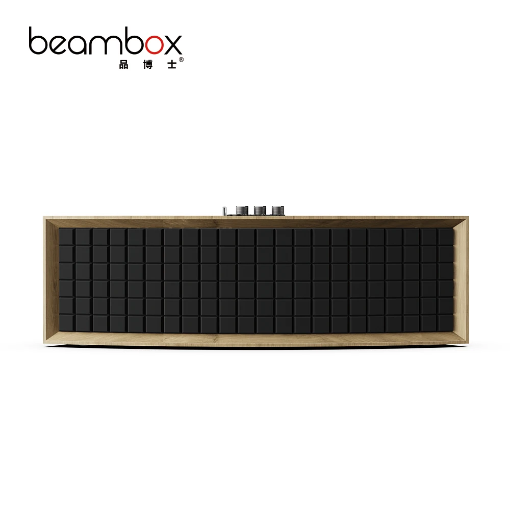 Hight Quality ARC II  Home Wooden Speaker 80w RMS System Sound Speakers With Battery and TWS for TV