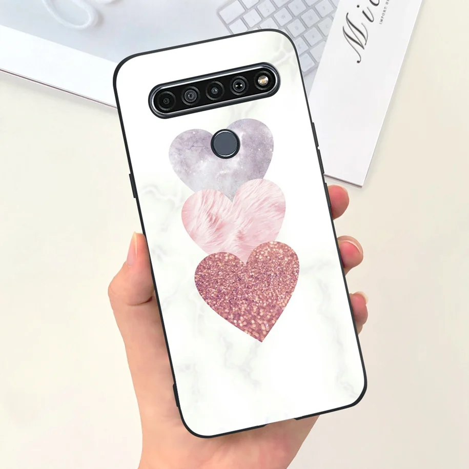 For LG K41S Case LMK410EMW LM-K410 Lovely Astronaut Cartoon Bumper Soft Silicone Back Cover For LG K51S LM-K510 K 51S K 41S Etui