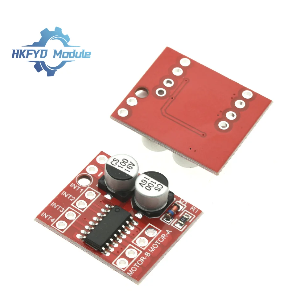 MX1508 DC Módulo de controlador de Motor DC 2V-10V 1.5A 2 vías PWM velocidad Dual h-bridge controlador de Motor paso a paso L298N