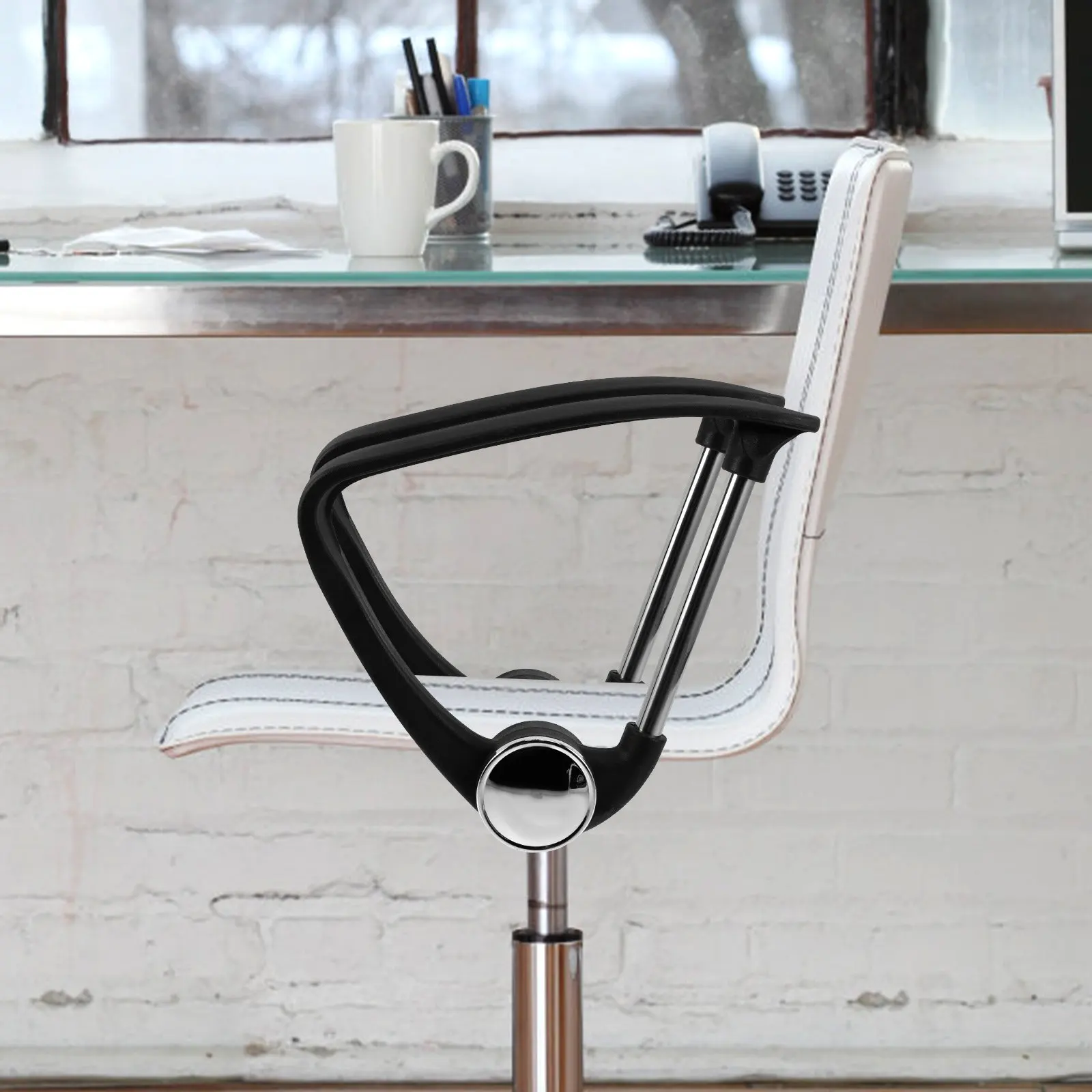 

2 шт. пластиковые подушки-подлокотники для офисного кресла, удобные эргономичные накладки для дома и компьютера, опоры для рук