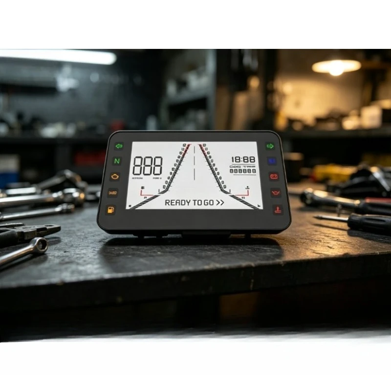 Motorcycle LCD Dashboard Odometer, First‑Gen Speedometer Gauge Replacement Part For ZT310‑X‑T