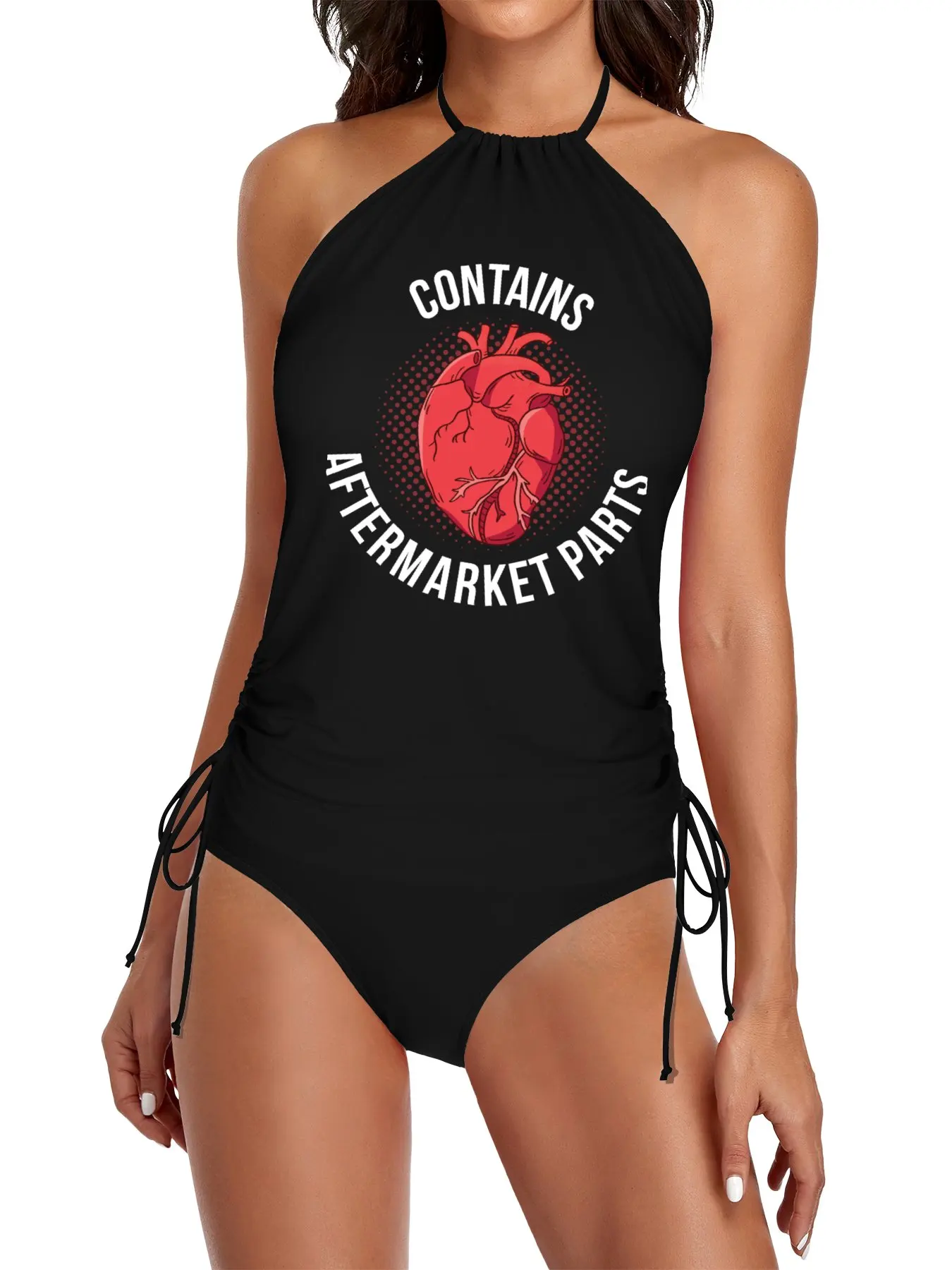 

Aftermarket Funny Heart Disease Awareness Gift Split Swimsuit Set beachwear woman 2025 Swimwear for women Luxury swimsuit