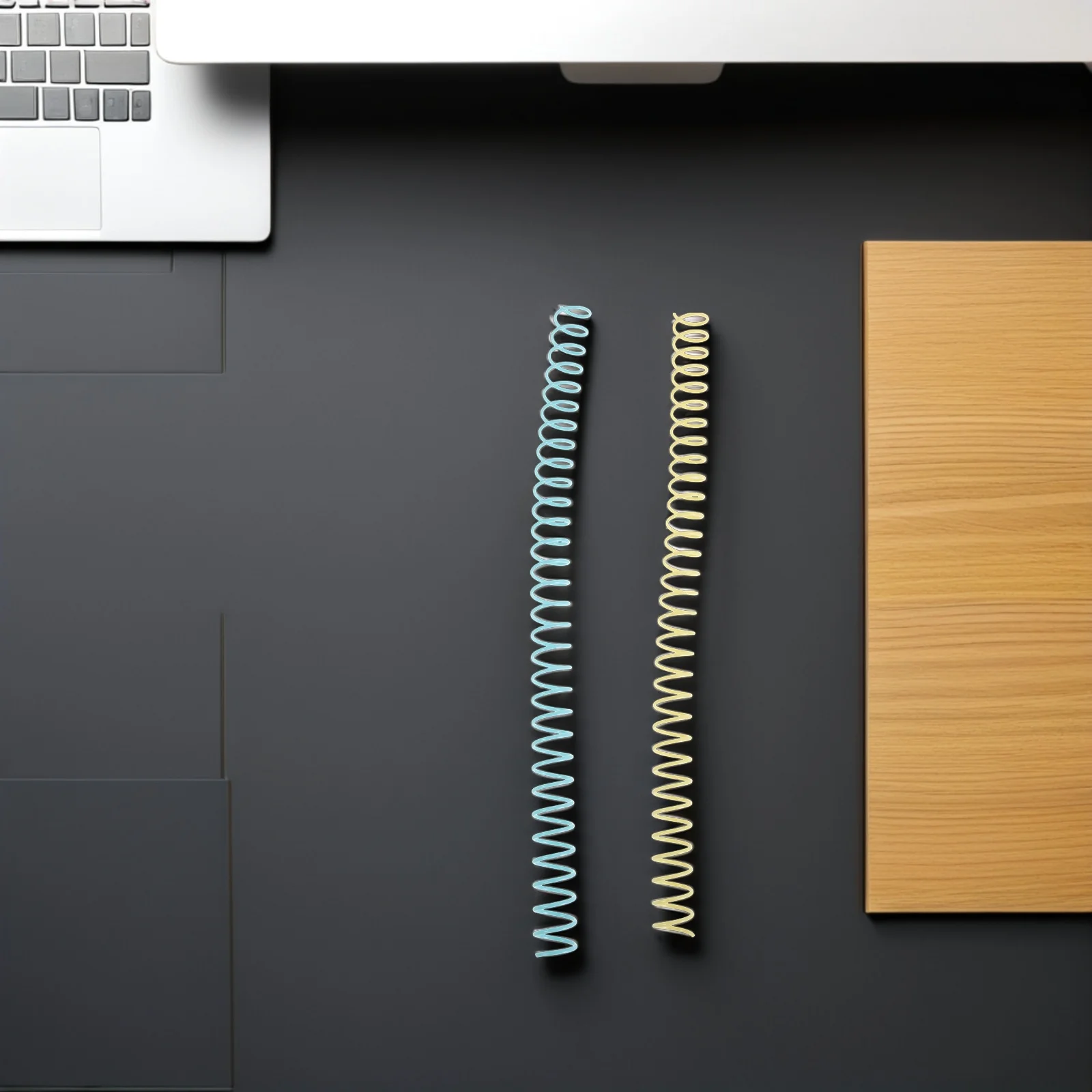 

8Pcs Plastic Spiral Binding Coils 16Mm Colorful Comb Binding Spines for Office School Home Projects Binder Spiral Coil Supplies