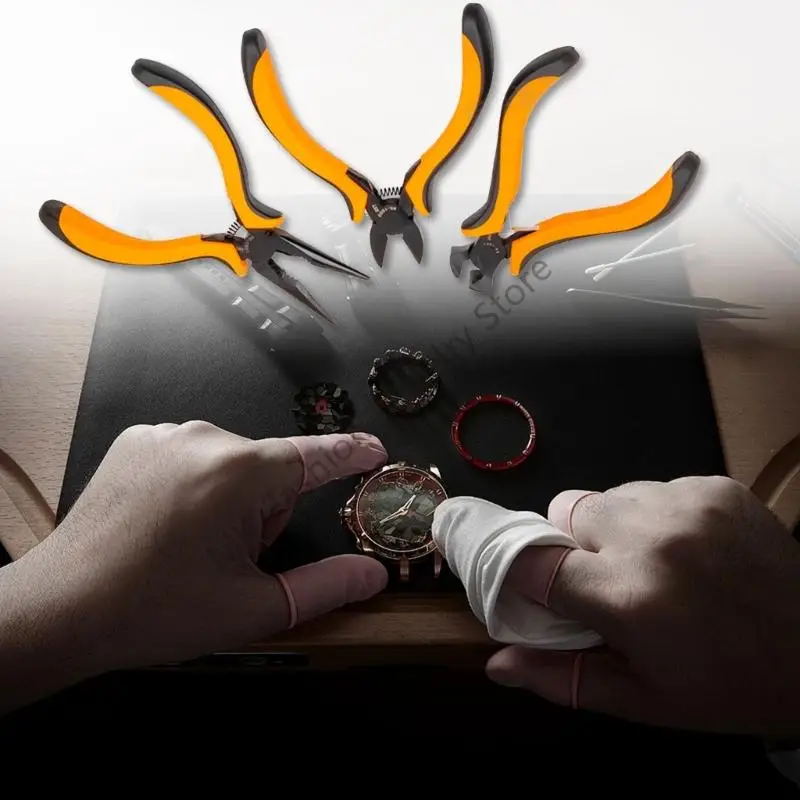 Alicate precisão aço resistente Q6PF Alicate corte final para relojoeiros e joalheiros