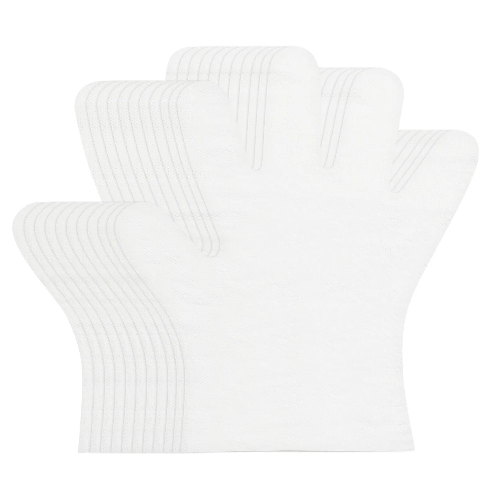 100Pcs Plastic Gloves Food Safe For Food Prep Baking Christmas Pe Disposable Transparent Thick -12
