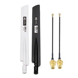 2pcs 4G Antenna with IPEX to SMA Female Pigtail High Gain 38dBi 700-2700MHz For 3G LTE Wireless Network Card Wifi Router Module