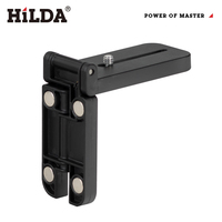 HILDA Fine Adjustment Bracket 180° Laser Level Adapter Suitable For 1/4 Inch Threaded Laser Level. Easy To Install And Operate,