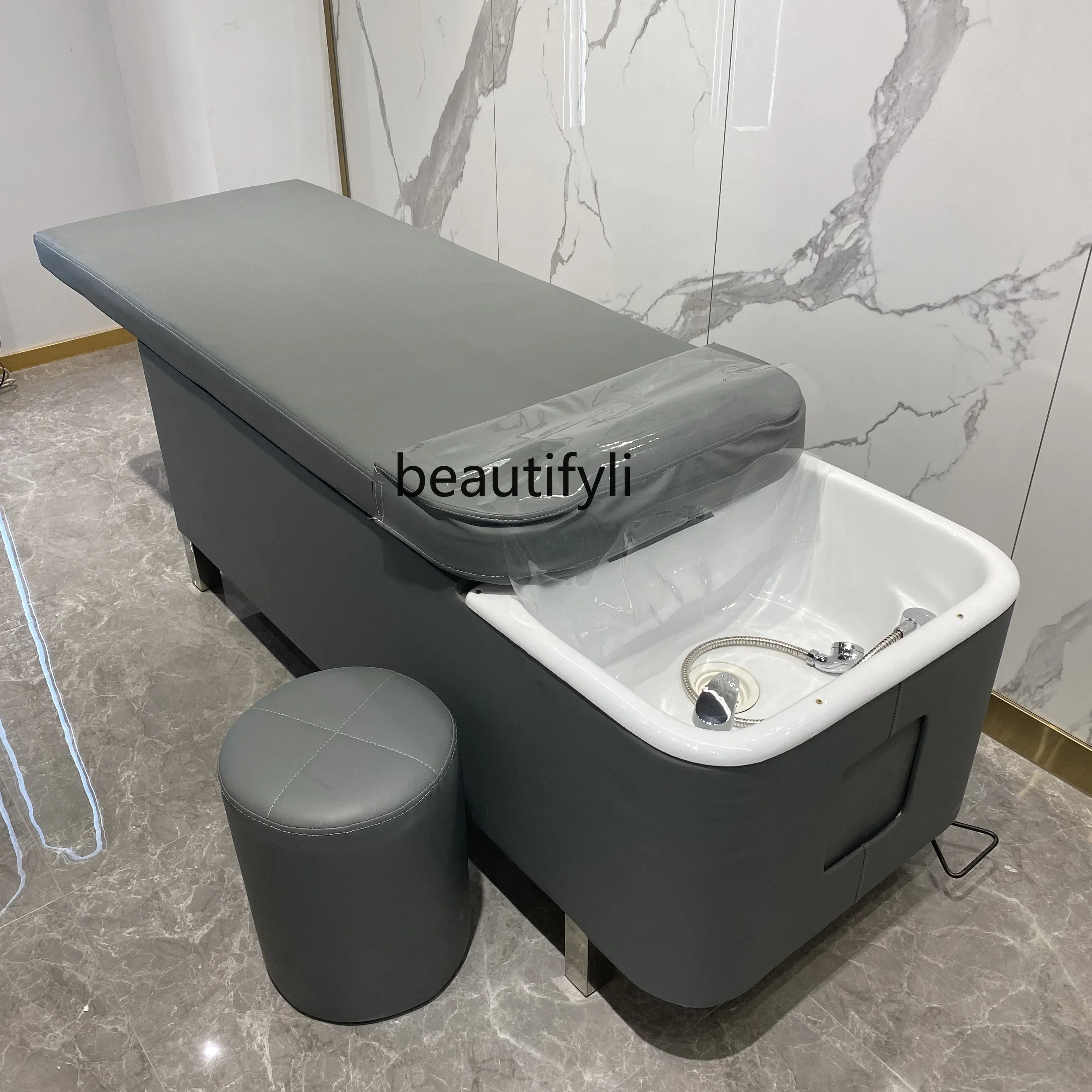 

FG17Shampoo Chair Barber Shop Hairdressing Beauty Massage Multifunctional Salon Shampoo Bed Flushing Shampoo Chair