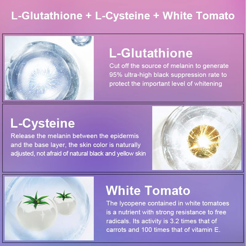 GPGP GreenPeople White Tomato Glutathione Brightening Capsule Dull Skin Nutrition Supplementer Skin Cell repair Capsule