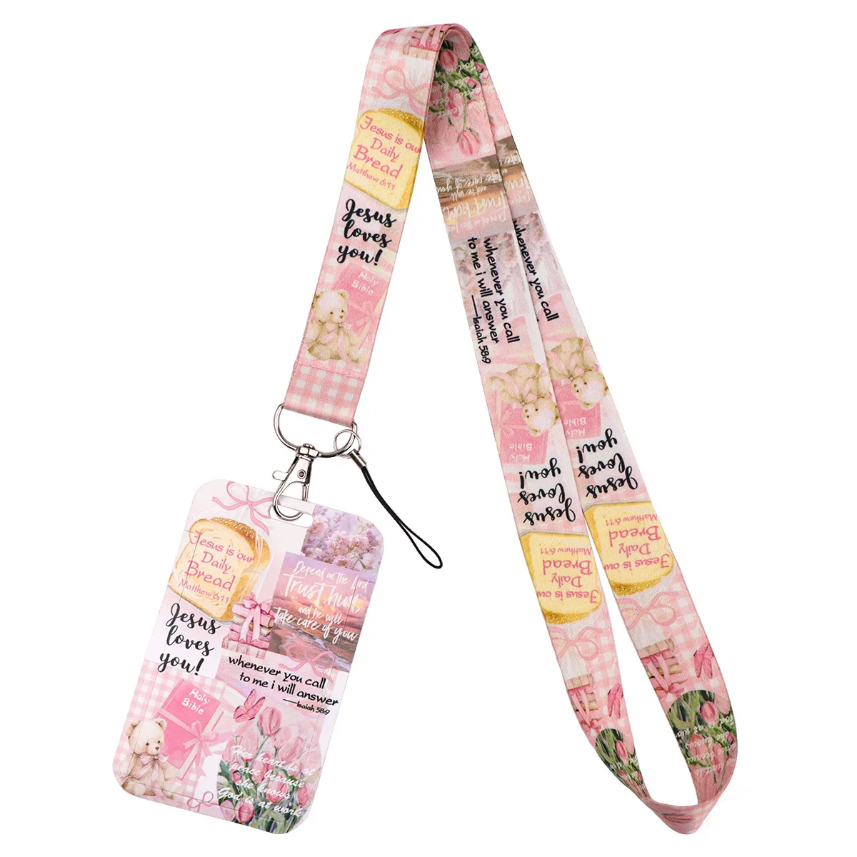 

Держатель для пропусков и бейджей в стиле панк, шнурок на шею для ключей, аксессуары для брелоков, украшение на Хэллоуин, милые подарки