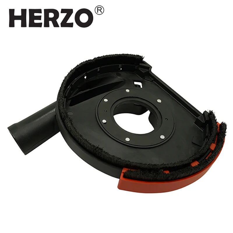 Imagem -04 - Herzo-sudário de Moagem para Angle Grinder Coletor de Poeira Coleta de Poeira de Pedra de Concreto Gt119180c 180 mm 7