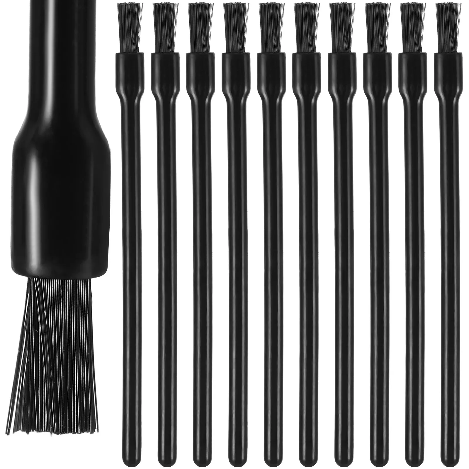 

100 шт. одноразовых кистей для губ с нейлоновой щетиной, мягкие аппликаторы для равномерного нанесения помады и блеска, легкие, для путешествий