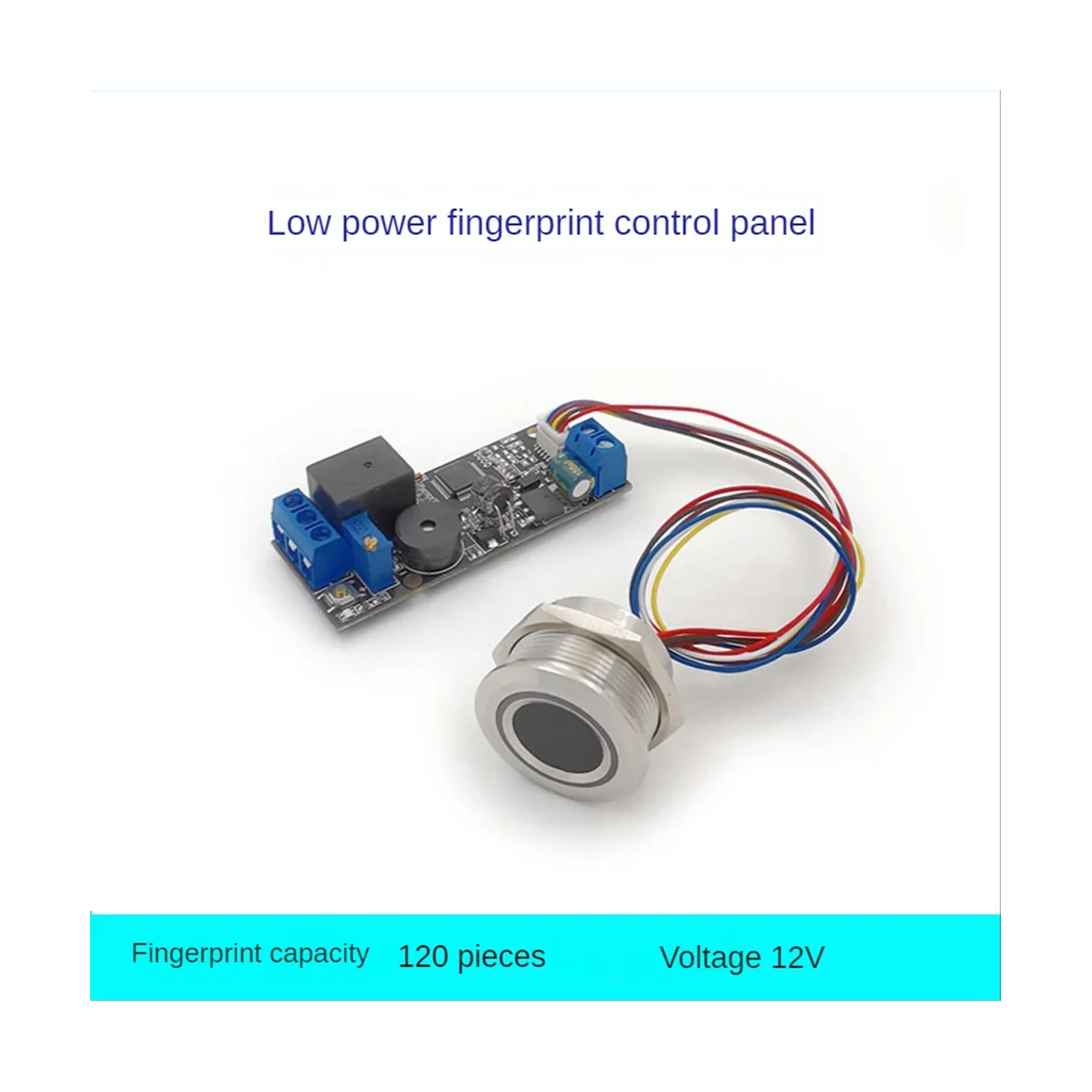 Imagem -06 - Fingerprint Controller Kit com Módulo K202 Mais R503 Dc12v Baixo Consumo de Energia Placa de Controle