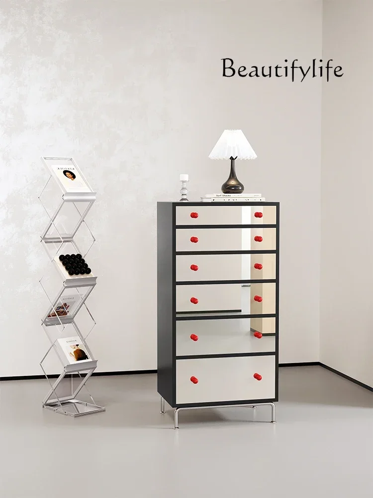 N Classic Simple Multi-Function Storage Cabinet Living Room Multi-Drawer Storage Cabinet