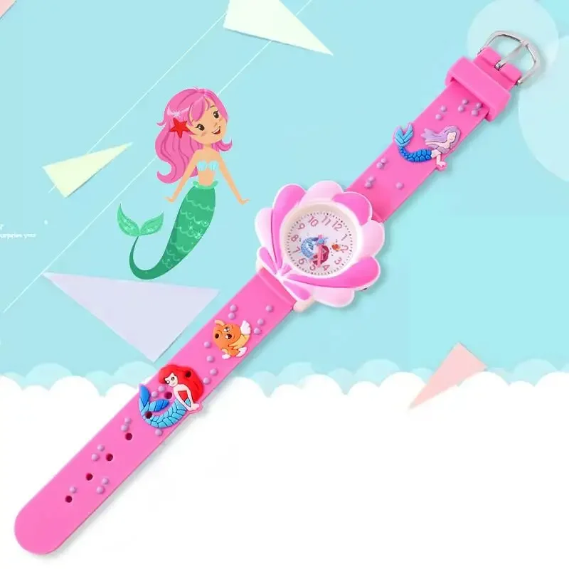 2025 Nuovo girasole nuvola stampato cinturino in silicone orologio per bambini ragazza simpatico cartone animato orologio al quarzo orologi per bambini ragazzi ragazza Watche