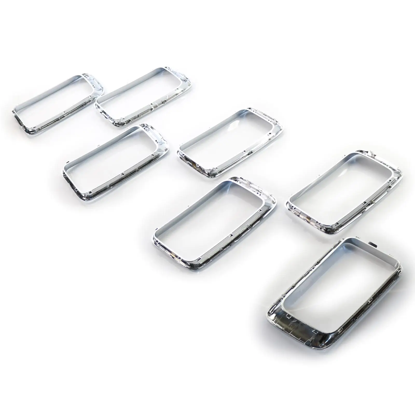 

7x Front Grille Grill Kit Accessories Replacement Inserted for 2014-2016