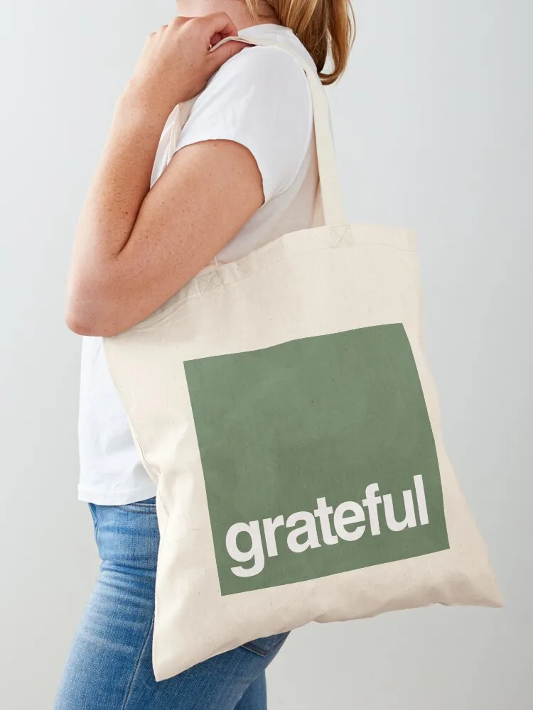 

grateful Tote Bag ecological bags Women bags hand bag ladies tote bags aesthetic