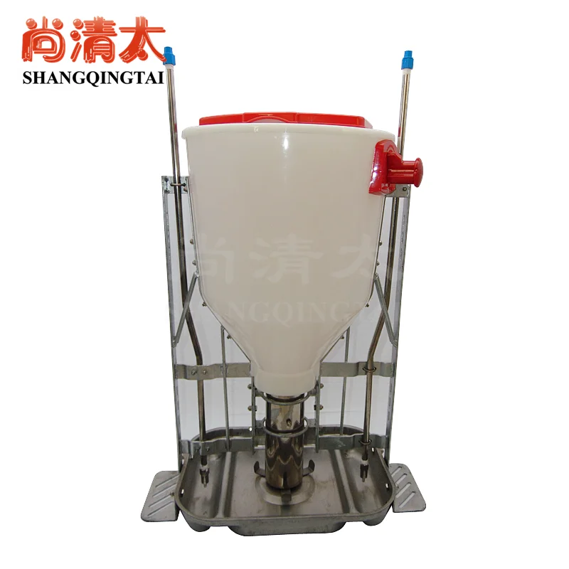 

Plastic Dry Wet Feeder Pig Farming Equipment Feeder Feed and Water Together Feeding Trough