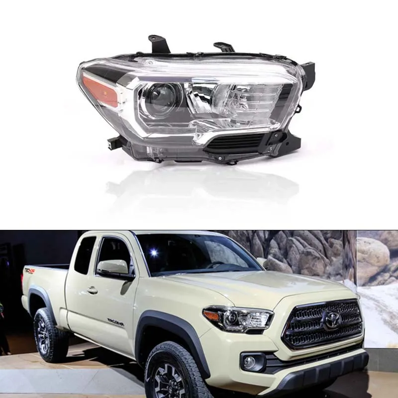 Conjunto de Faros Delanteros para Toyota Tacoma 2016, Faros LED, Luces de Señalización, Luces Delanteras, Repuestos de Auto