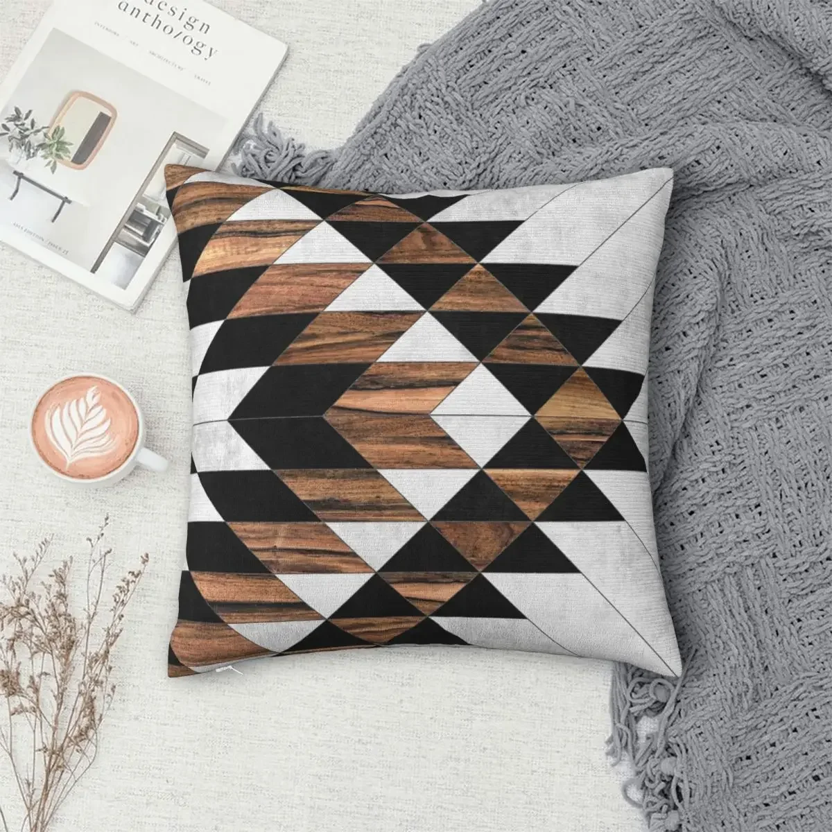 Urban Tribal Pattern Pillowcase Polyester Pillows Cover Cushion Comfort Throw Pillow Sofa Decorative Cushions Used for Bedroom