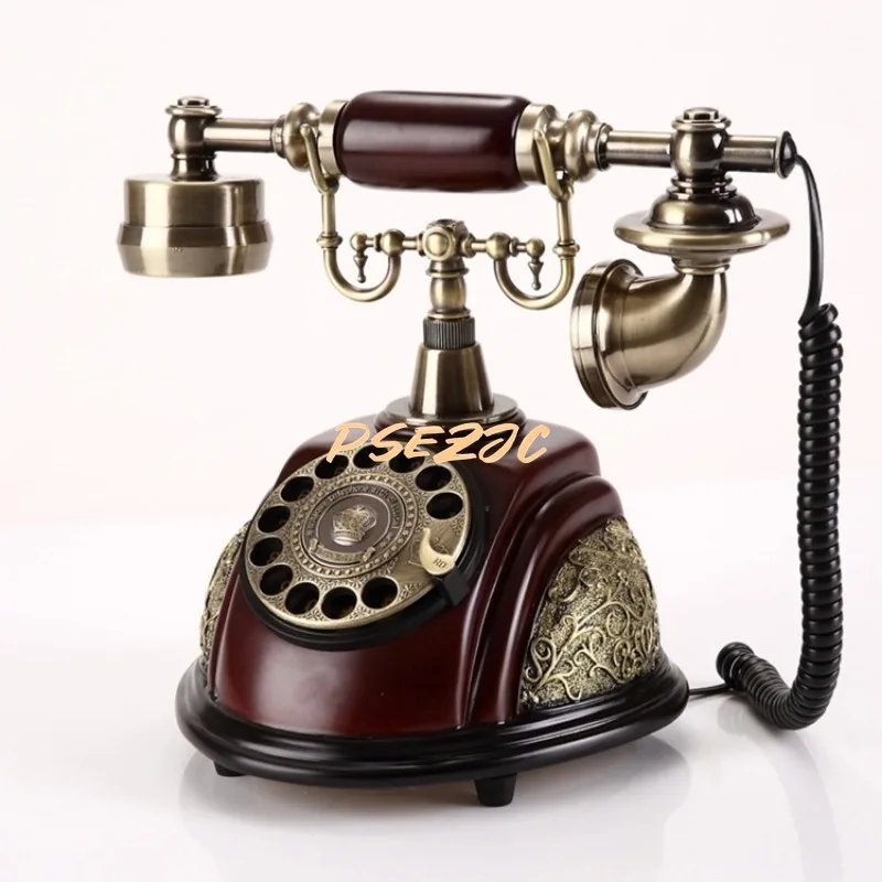 Home Portable European Vintage Office Phone Landline Gift Display Decoration