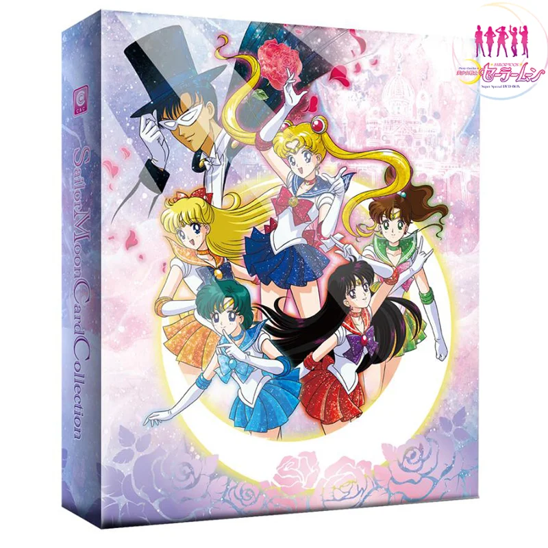 

Sailor Moon Genuine Card Collection 25th Anniversary Card Booklet Anime Action Figures Toys for Boys Girls Kids Gift Collectible