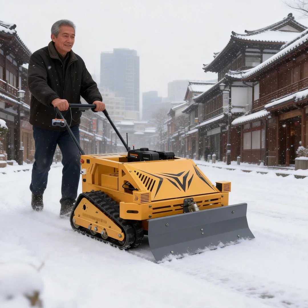 Tosaerba con Motore Personalizzato da 212cc - Unità a 4 Tempi con Lama Rotante e Controllo Remoto Wireless per Evitare gli Ostacoli