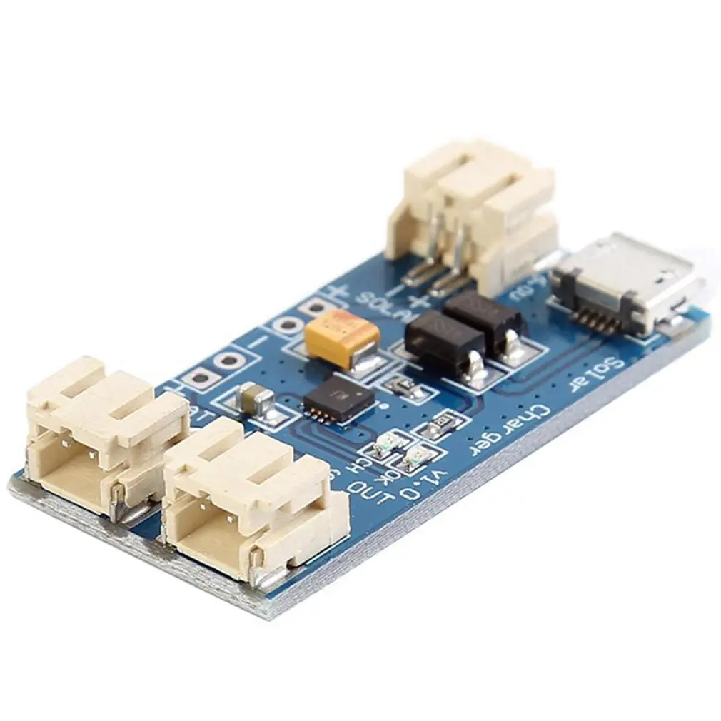 Mini Solar Lithium Battery Usb Charging Board Cn3065 Module 500Madc4.4-6V Battery Status Indicator Charger Dropshipping