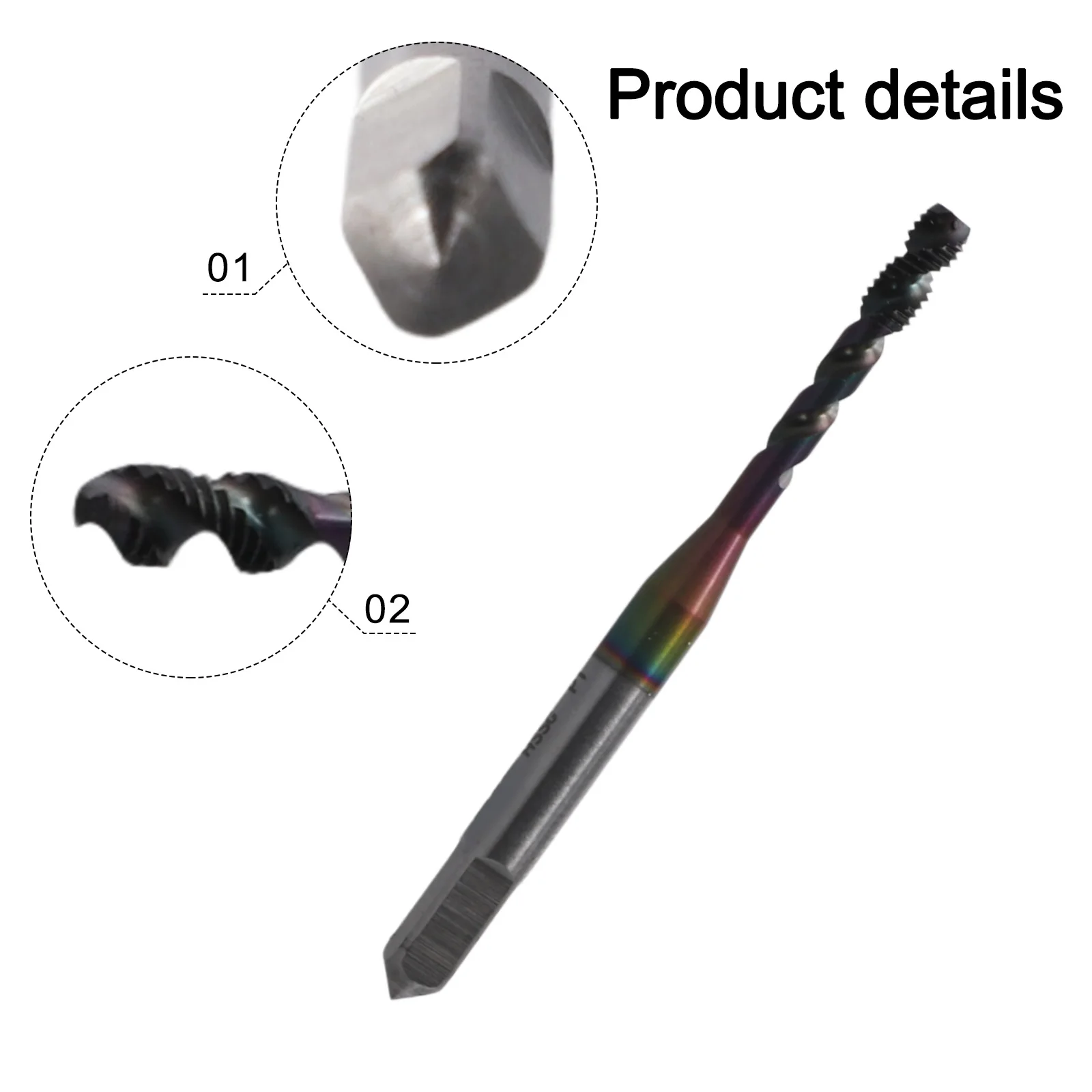 machine tap for aluminum alloy with For M35 cobalt HSS composition crafted for high speed and heat resistant operations