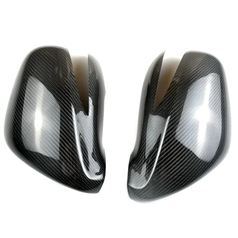 For Lexus IS250 IS300 IS350 2006-2012 Real Carbon Fiber Side Rear View Mirror Cover Trim with Lighted