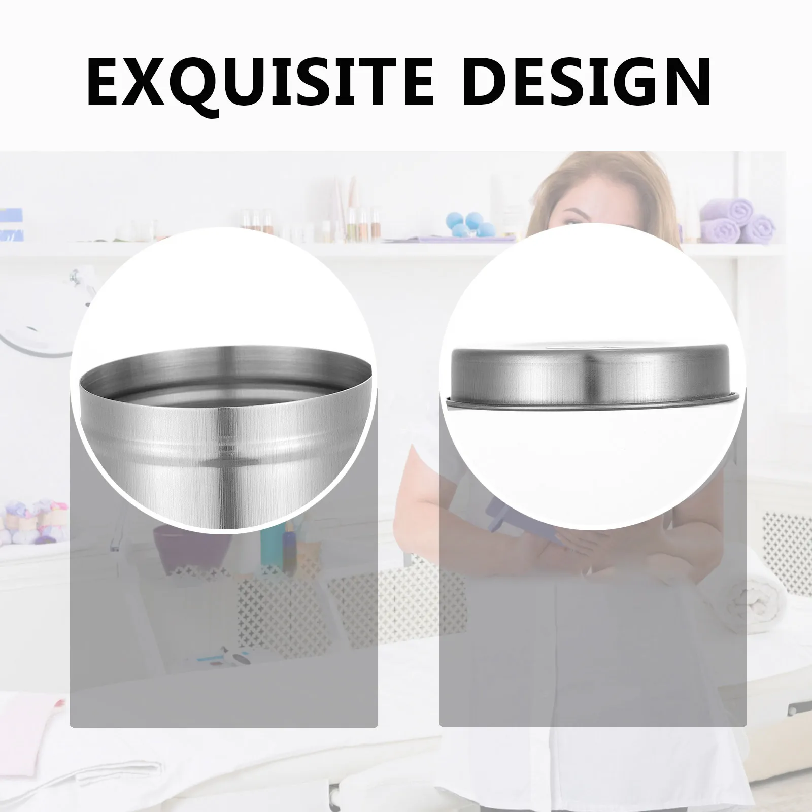 2Pcs Stainless Steel Storage Can Multifunctional Airtight Container for Home Kitchen Oil Medicine Seasoning Food Jar Holder