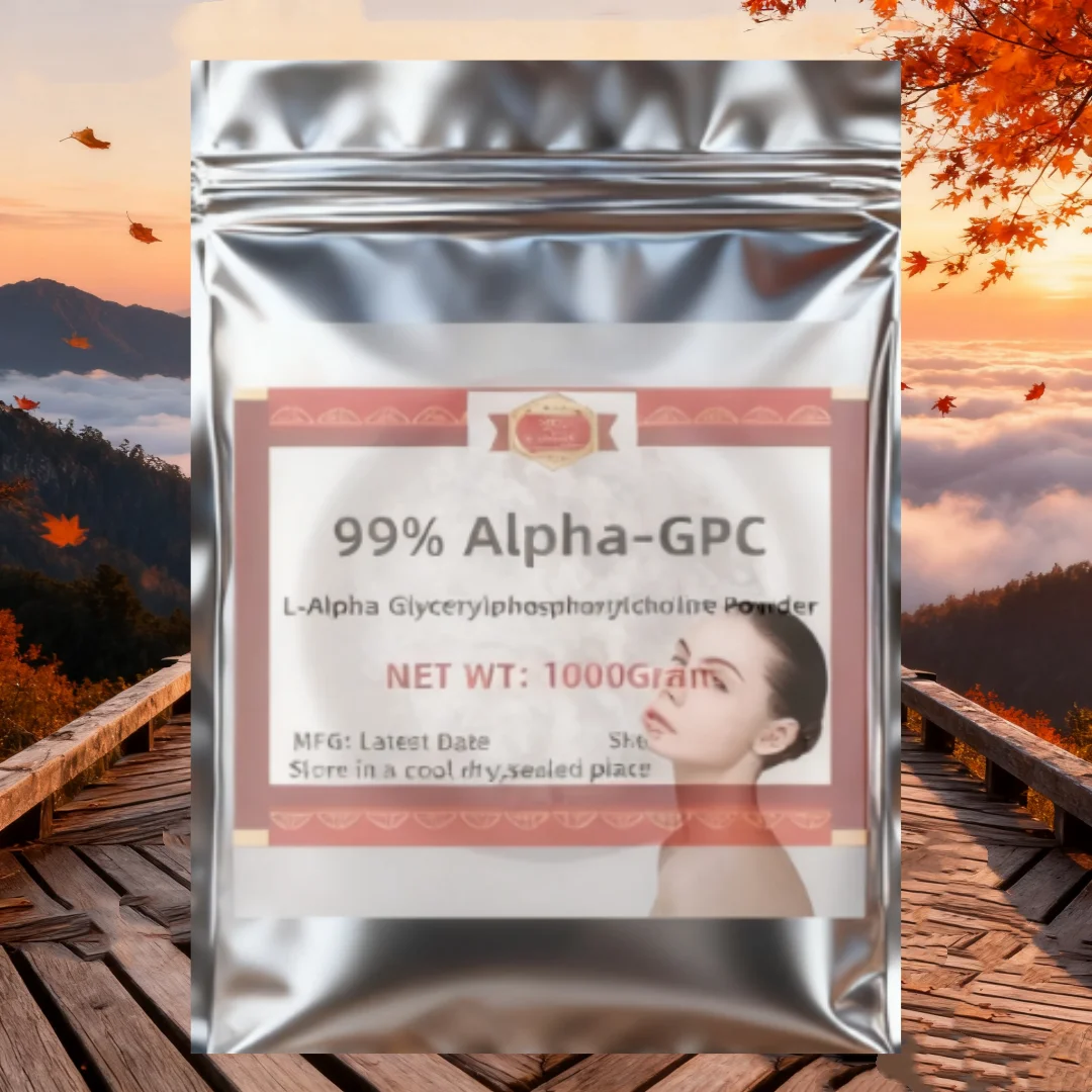 Entrega rápida global de AliExpress Embalaje personalizado 99% Alpha - Polvo GPC, blanqueamiento de la piel