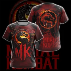 Mortal Kombat T-Shirts Game 3D Print Streetwear Men Women Casual Fashion Oversized Short Sleeve T Shirt Male Tees Tops Clothing
