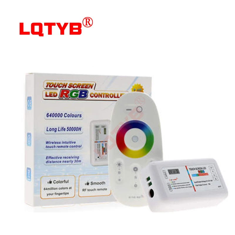 12-24V RGB/RGBW multicolored lamp with 2.4 g wireless touch full-color led lamp with programmable controller lighting debugging