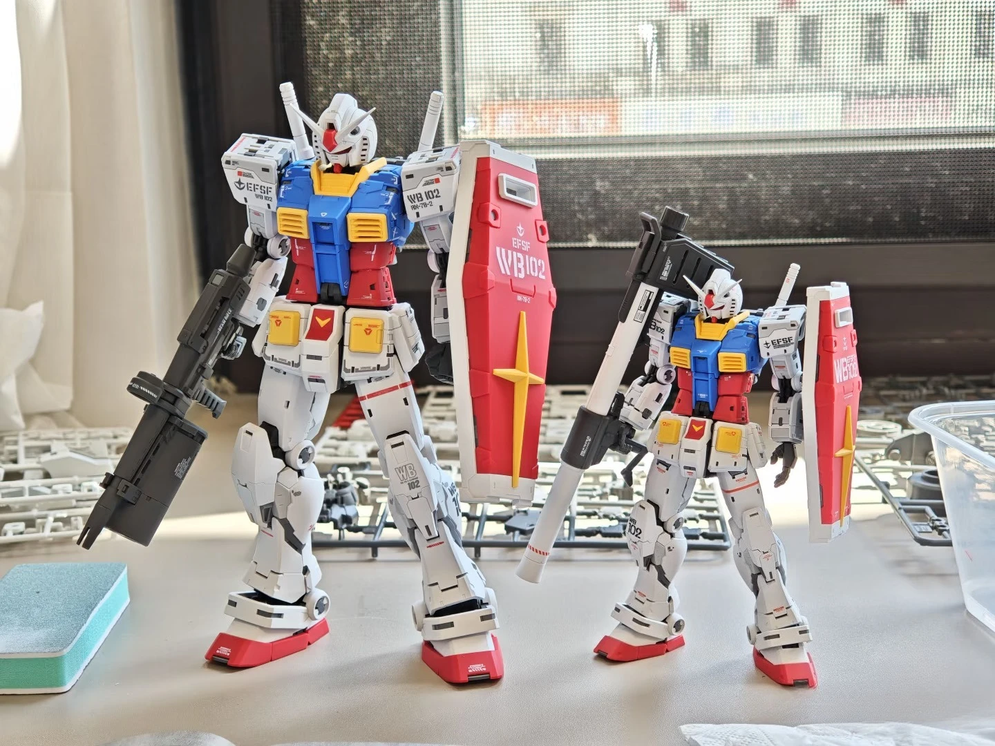 متوفر 1/100 جديد الدهون القط Rg عمل نموذج لجسم Rx-78-2 Ver 2.0 الجمعية أطقم منمذجة Rgu المفاصل المنقولة تحصيل نماذج الهدايا