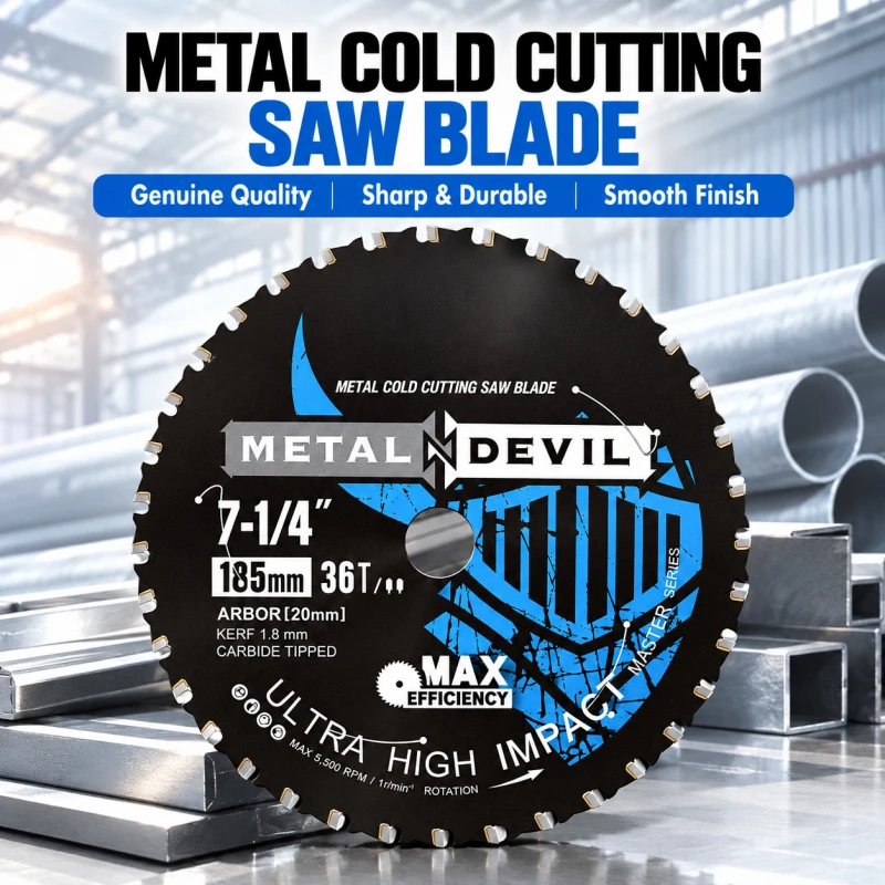 10-Piece 10-Inch Metal Cold Cutting Saw Blade for Steel, Iron & Construction Rebar