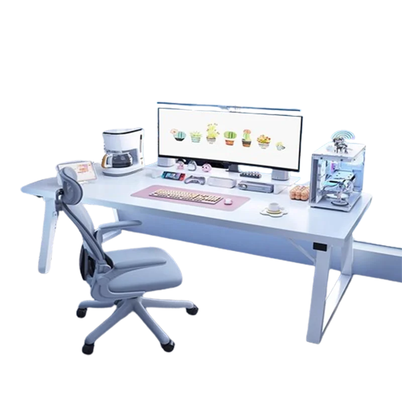 Dual Monitor Arm Portable Bedroom Table Gamer Desk Home Gaming Computer Desks Office Organizers Tv Supports Tisch Kids Laptop