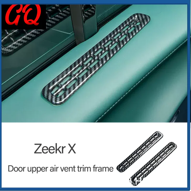 

Zeekr X 2023 2024 Carbon Fiber Patterned Door Air Outlet Decorative Frame Specialized Automotive Specialty Interiors